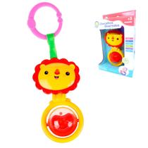 Chocalho Mordedor Bebê Interativo Leãozinho Brinquedo Infantil Móbile
