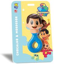 Chocalho Mordedor para Bebê 3 Palavrinhas Miguel Divertoys