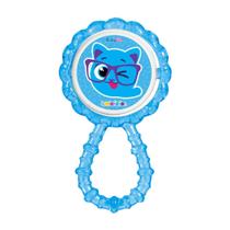 Chocalho Mordedor para Bebê Macio Flexível Bolofofos BabyGo