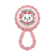 Chocalho Mordedor Para Bebe Macio Flexível Gatinha Marie