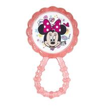 Chocalho Mordedor Para Bebe Macio Flexível Minnie Disney