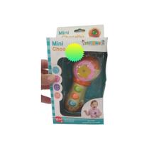 Chocalho Musical Infantil Mini com luz a pilha