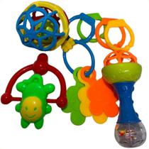 Chocalho Para Bebê Coloridos 8 Peças REF. MC7106