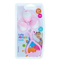 Chocalho Rosa Tip Infantil 7230-01 - Lolly Nenny Chocalho Rosa Tip Infantil 7230-01 - Lolly Nenny