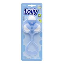 Chocalho Tip na cor azul, desenvolvido especialmente para divertir o bebê. - Lolly (LOLNI)