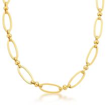 Chocker com elos ovais vazados 35 cm