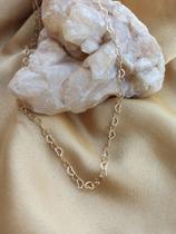 Chocker corações, banhado a ouro