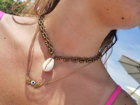 Chocker em Macramê 100% feito à mão.