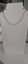 Chocker folhada ,banho antialérgico com pedras em zirconia Chocker folhada ,banho antialérgico com pedras em zirconia