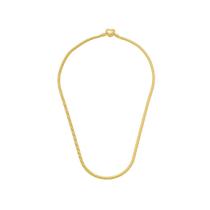 Chocker Para Berloques Folheado A Ouro 18k Fecho Coração