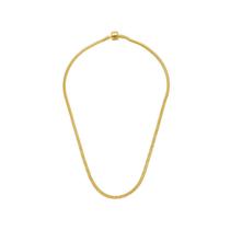 Chocker Para Berloques Folheado A Ouro 18k Fecho Liso