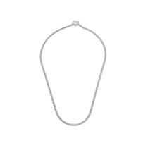 Chocker Para Berloques Folheado A Ródio Fecho Coração