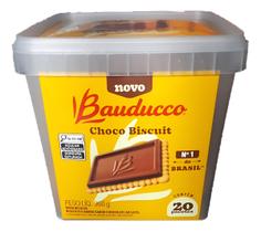 Choco Biscuit Bauducco Pote 360g com 20 Pacotes de Chocolate Ao Leite 360g Choco Biscuit Bauducco Pote 360g com 20 Pacotes de Chocolate Ao Leite 360g
