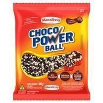 Choco power ball mini chocolate branco e ao leite 500g mavalério