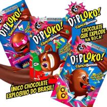 ChocoBoom Diploko Chocolate explode na Boca Kit 3un