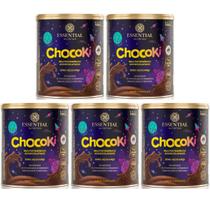 ChocoKi 300g - Achocolatado Essential Nutrition - 5 unidades