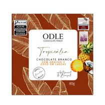 Chocolat Branco 33% com Abacaxi e Coco e Odle 80g