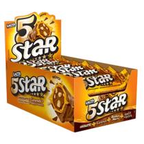 Chocolate 5star Lacta c/18 unidades 720g ''uma explosão de sabores e texturas!'' Chocolate 5star Lacta c/18 unidades 720g ''uma explosão de sabores e texturas!''