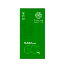 Chocolate 60% Cacau com Coco Mendoá 75g Chocolate 60% Cacau com Coco Mendoá 75g
