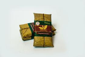 Chocolate 65% cacau embalado na folha de cacau desidratada- KIt c/2 unidades Cacauway