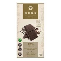 Chocolate 70% Cacau Choc Zero Açúcar Choc Chocolates 80g