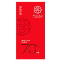 Chocolate 70% Cacau Mendoá 75g Chocolate 70% Cacau Mendoá 75g