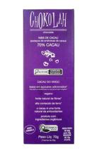 Chocolate 70% Cacau Nibs Baixo Em Açúcares Orgânico Chokolah Chocolate 70% Cacau Nibs Baixo Em Açúcares Orgânico Chokolah