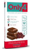 Chocolate 70 Cacau Only4 Cranberry 80g