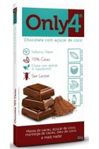 Chocolate 70 Cacau Only4 Puro 80g