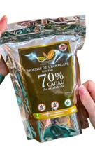 Chocolate 70% cacau s/ leite 500g (em formato de moedas)- Cacauway