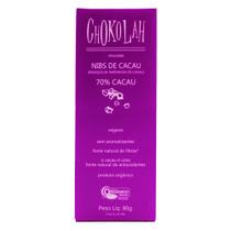 Chocolate 70% com Nibs Chokolah Orgânico 70g Chocolate 70% com Nibs Chokolah Orgânico 70g