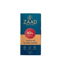 Chocolate 80% Cacau Rondônia Zaad 60g