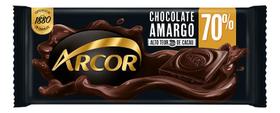 Chocolate Amargo 70% Cacau Arcor 80g