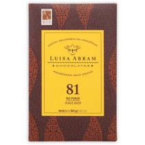Chocolate Amargo 81% Cacau Rio Purus Luisa Abram 80g