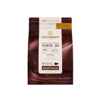 Chocolate Amargo Belga Power 80 Callebaut 80% 2,5kg- 1 un