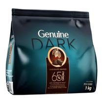 chocolate amargo dark 65% em moedas 1kg genuine ideal para derreter e receitas gourmet