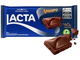 Chocolate Amaro 40% Cacau Barra 80g Chocolate Amaro 40% Cacau Barra 80g