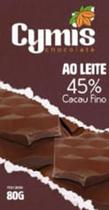 Chocolate Ao Leite 45% Cacau Fino Bean to Bar Cymis 80 gramas