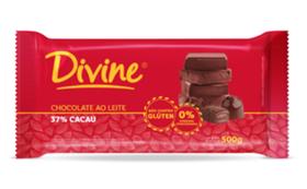 Chocolate ao leite 500g- divine