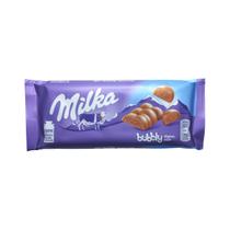 Chocolate ao leite aerado Milka Bubbly Alpine Importado