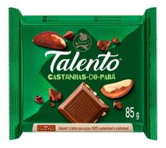 Chocolate ao Leite Castanha-do-Para Garoto Talento 85g