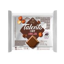 Chocolate ao Leite com Avelãs Diet Talento Garoto 25g Chocolate ao Leite com Avelãs Diet Talento Garoto 25g