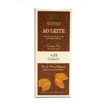 Chocolate Ao Leite Com Nibs e Caramelo Bean to Bar Gallette 100g - Gallette Chocolates