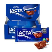 Chocolate Ao Leite Lacta Kit 17 Barras De 80G