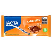 Chocolate ao Leite Lacta Recheados Caramelo 104g Chocolate ao Leite Lacta Recheados Caramelo 104g
