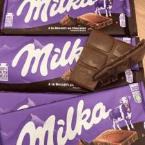 Chocolate ao leite Milka mousse de chocolate 100g importado