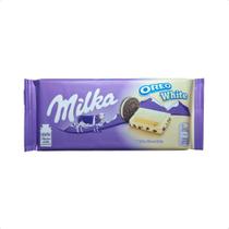 Chocolate ao leite Milka Oreo Branco 100g Importado