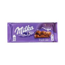 Chocolate ao leite triplo cacau 90g Importado - Milka