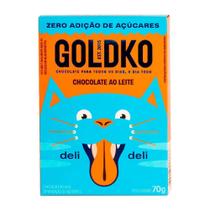 Chocolate Ao Leite Zero Açúcar Deli Deli GOLDKO 70g Chocolate Ao Leite Zero Açúcar Deli Deli GOLDKO 70g