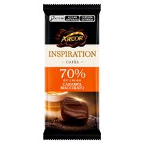 Chocolate Arcor Inspiration Cafés 70% de Cacau Caramel Macchiato 80g